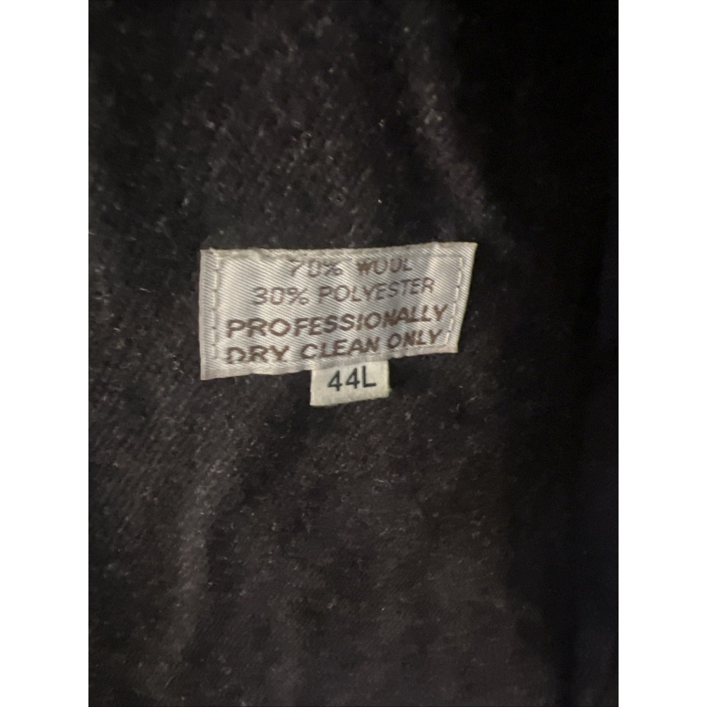 Christian Dior 44 LONG BLACK Monsieur Trench Coat Classic with Zip-in Wool Liner - Picture 11 of 12